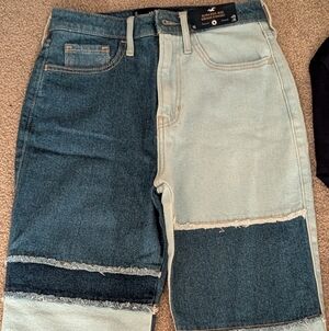 Two-Tone Denim Pants By Holister Size 25 Tag Says 1s Fits Short Not For Tall